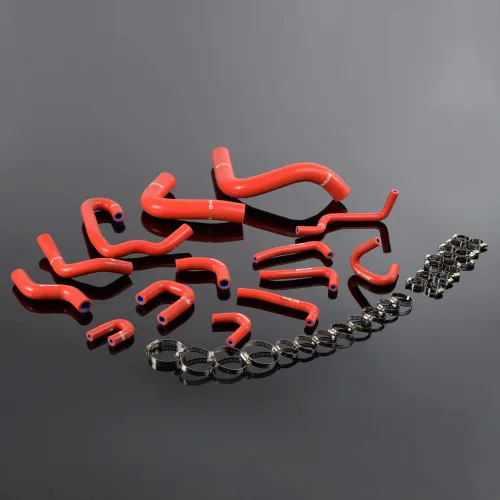 Vista 9 de PIT66 Kit de manguera de radiador de silicona, compatible con Toyota Pickup 3.0L V6 1990-1995 azul con abrazaderas