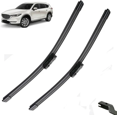 Car Wiper Front Wiper Blades Compatible with Mazda CX-8 2017-2023 Windshield Windscreen Clean Window Car Rain Brushes 24"+18"