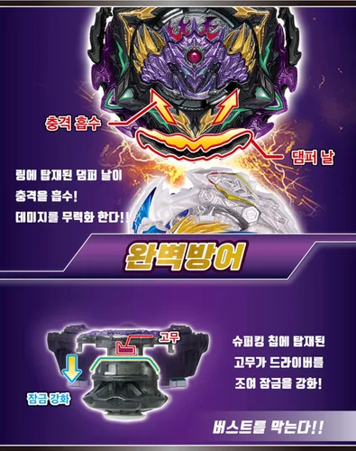 Vista 4 de BelleJiu Battling Tops Burst B-175 Booster Lucifer The End.Kou.Dr Superking Layer System