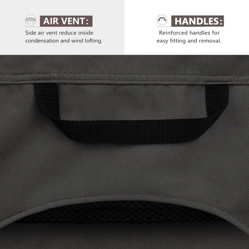 Vista 4 de ULTCOVER - Funda impermeable para silla de patio, 2 unidades – funda para silla individual