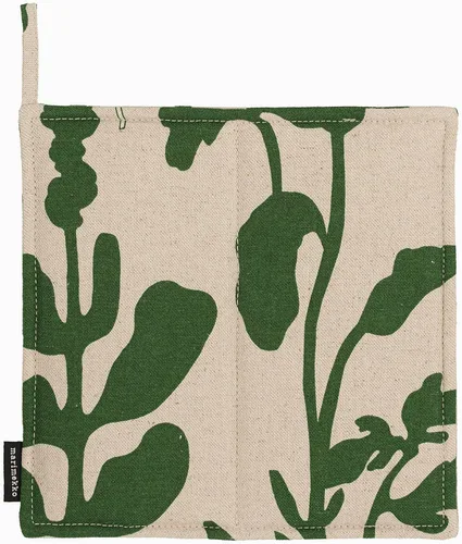 Vista 10 de MARIMEKKO Pieni Unikko Oven Mitt with Hanging Loop – Refine Your Kitchen Décor with Our Floral Oven Mitts — Kitchen Mitts for Oven (12 in x 6 in)