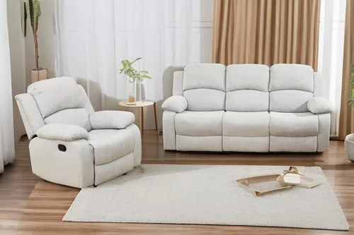 Vista 37 de A Ainehome Juego de muebles de sala de estar, juego de sofá reclinable, sofá de dos plazas para sala de estar, espacio pequeño, caravana, casa