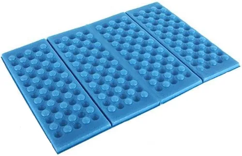 Vista 4 de 1 alfombrilla de espuma plegable impermeable para asiento de silla (azul, verde, rojo, naranja, púrpura) (rojo)