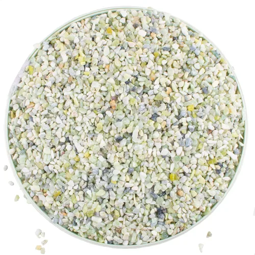 Vista 14 de 18 libras de rocas de grava de guijarros de cactus blanco, piedras de 1/4 pulgada para plantas de interior, rocas decorativas naturales