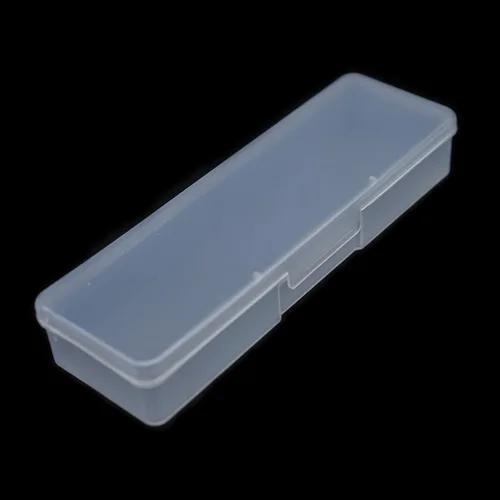 Vista 5 de Caja de herramientas de manicura, caja transparente de 8 piezas para herramientas de uñas, caja de uñas personal transparente para manicura, caja