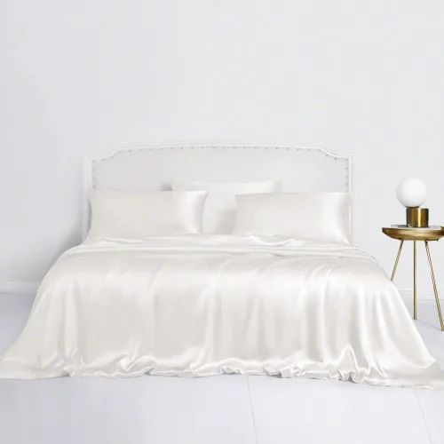 Vista 20 de Juego completo de ropa de cama Linenwalas de Tencel Lyocell con funda de edredón con bolsillo profundo, sábana bajera ajustada, viscosa hecha