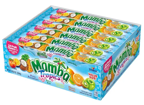 Vista 2 de Mamba Caramelos masticables de frutas, 48 unidades (paquete de 1)
