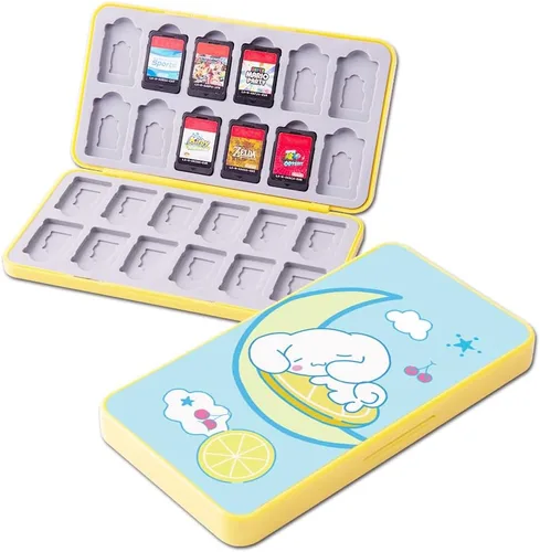 Vista 13 de PERFECTSIGHT Funda para tarjetas de juego de 48 interruptores para Nintendo Switch OLED/ Lite 48 funda de cartucho para tarjetas de juego y tarjetas