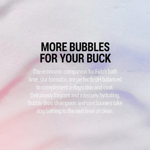 Vista 7 de Bubble Bros. Champú de avena para perros, galón – derivado de forma natural, elimina los olores de las mascotas, alivia la piel seca y sensible