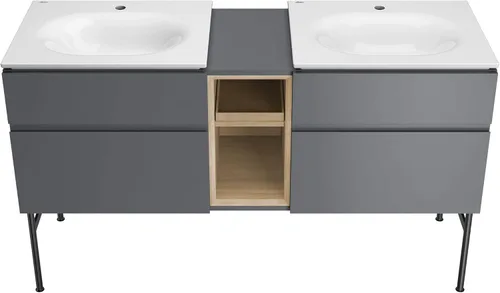 Vista 8 de American Standard 8722000.243 Studio S - Juego de patas para tocador, color negro mate