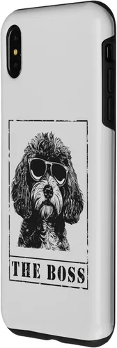 Vista 24 de iPhone 16 The Funny Cavapoo Boss Mom Dad Dog Lover Case