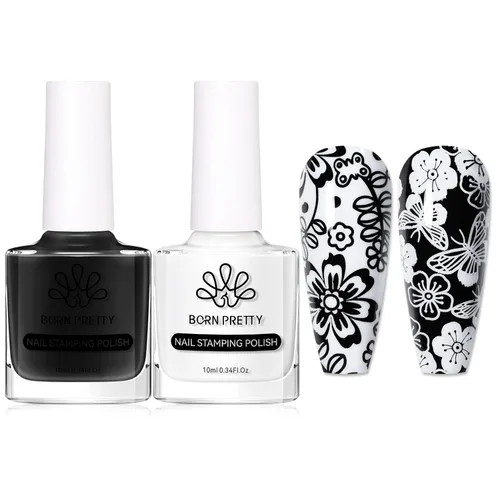 Vista 10 de BORN PRETTY Juego de bolígrafos de arte de uñas, 12 colores, colores neón de Halloween, esmalte de uñas 3D, bolígrafos de pintura acrílica