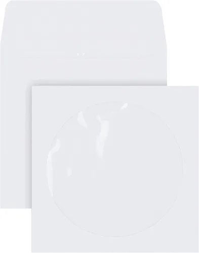 Office Depot Sobres de CD/DVD, 5 pulgadas x 5 pulgadas, 24 libras, paquete de 50, 77850