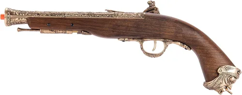 Lancer Tactical HFC Flintlock Pirate CO2 Pistola Airsoft Oro
