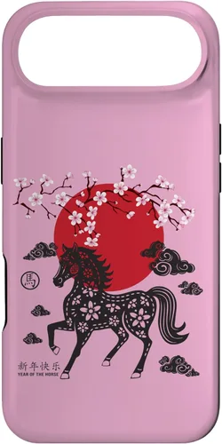 Vista 27 de Chinese New Year 2026 Year of The Fire Horse Zodiac Sign Case for iPhone 17