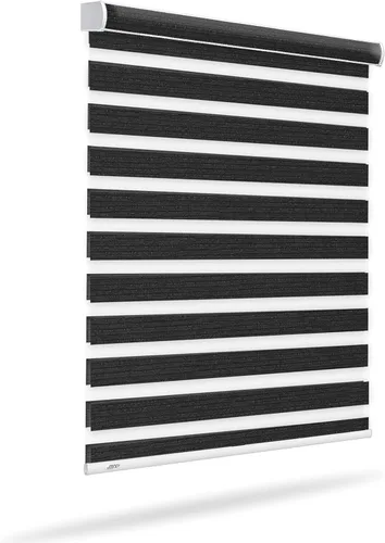 Vista 2 de Jogney Persianas enrollables motorizadas con control remoto (persianas de ventana) con batería recargable incorporada. Smart Home compatible