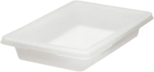 Vista 9 de Rubbermaid Commercial Products Caja/Contenedor de almacenamiento de alimentos de policarbonato, 2 galones, transparente