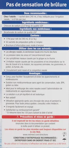 Vista 5 de NeilMed Nasaflo Olla Neti de Porcelana, 50 unidades (el empaque puede variar)
