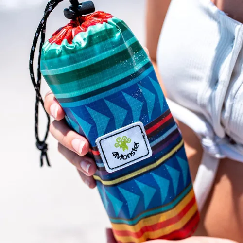 Vista 108 de 4Monster Toalla de playa de microfibra de secado rápido, toalla de viaje ligera súper absorbente para nadadores, toalla de camping sin arena