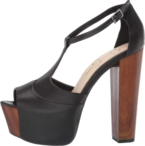 Vista 8 de Jessica Simpson Sandalias de plataforma con tacón floral Dany 3 para mujer