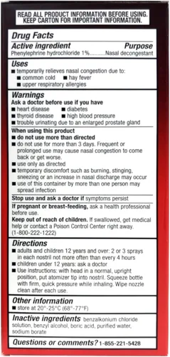 Vista 4 de 3 juegos de 5 paquetes de 4 vías de acción rápida Nasal Spray - 1 oz