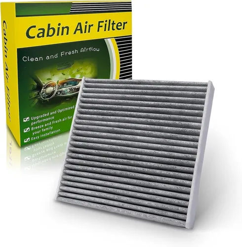 Vista 8 de Filtro de aire de cabina de reemplazo para CF10285, CP285, Compatible con Camry, Corolla, Highlander, Prius, RAV4, Tundra, 4Runner, Avalon, Sequoia