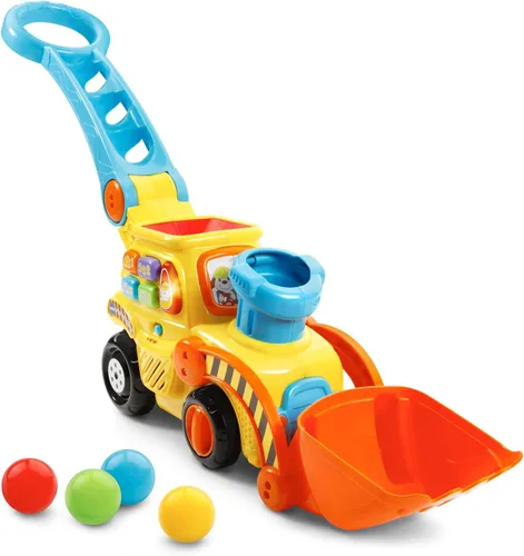 Vista 8 de VTech Pop-a-Balls - Bulldozer Push and Pop Exclusiva de Amazon, Rojo