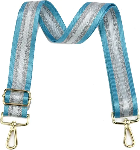 Vista 27 de LVYOUME Correa para bolso, accesorios plateados, correas anchas para bolsa, correa de hombro ajustable para bolsos