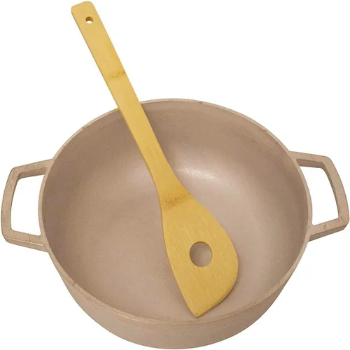 Vista 3 de Kit de cucharas de madera de alta calidad, juego de utensilios de bambú de 5 piezas, esenciales de cocina antiadherentes, regalos perfectos