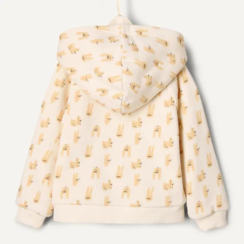 Vista 5 de Tienda Essentials x Sofia Grainge - Sudadera unisex con capucha y cremallera para niños pequeños y bebés