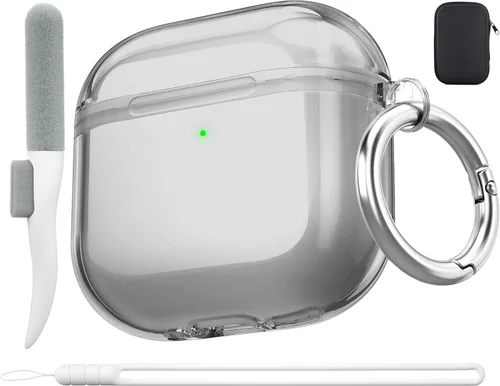 Vista 14 de Funda Valkit Compatible para AirPods Pro, Funda Protectora Transparente y Suave a Prueba de Golpes para AirPods Pro Gen 2ª/1ª (2023/2022/2019)