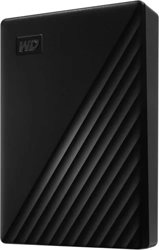 Vista 24 de WD 6TB My Passport, disco duro externo portátil, rojo, software de respaldo con defensa contra ransomware y protección con contraseña, compatible