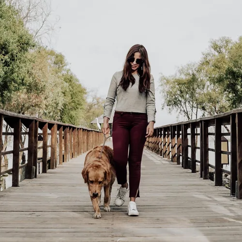 Vista 7 de Mile High Life Correa corta para perro, correas de cuerda de algodón trenzada con punta de cuero, cierre de metal resistente, 18 pulgadas, 1/2