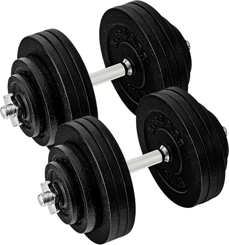 Vista 14 de Yes4All Old School Adjustable Dumbbell Set with Weight Plates, Star Lock Collars/Connector, 40lbs to 200lbs Adjustable Weight Plates Set