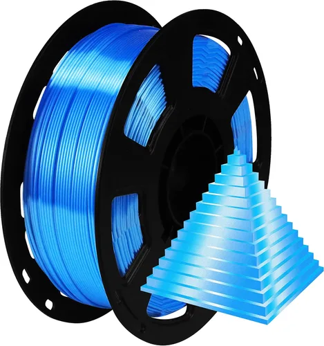 Vista 16 de Bblife - Filamento PLA multicolor de arcoíris, brillante, cambia rápidamente de color y tiene un efecto sedoso, material para impresión 3D, 2.2