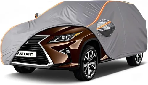 Vista 15 de Cubierta de Vehículo Impermeable Deportiva Pequeña de ANITANT, Cubierta de Nieve para Vehículo, Cubiertas de Coche para Automóviles Impermeables