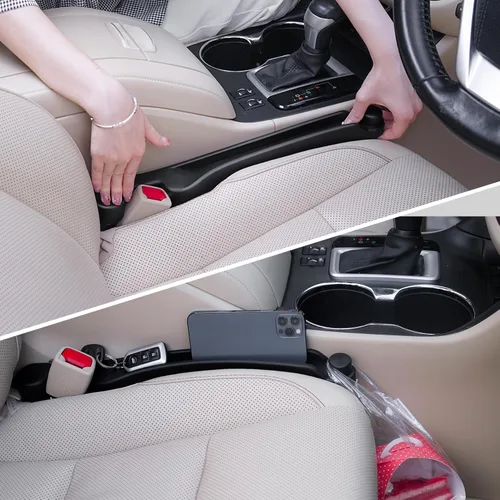 Vista 18 de Givifive Juego de 2 Rellenos de Espacios para Asientos de Automóvil, Espuma Suave Multifuncional Relleno de Espacios Laterales del Asiento