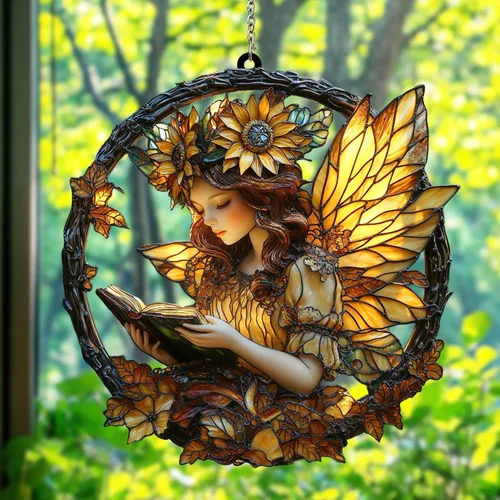 Vista 33 de Cute Sleeping Koala Acrylic Suncatcher - Faux Stained Glass Indoor Window Hanging Ornament, Outdoor Sun Catcher Panel, Home Decor Gift for Koala