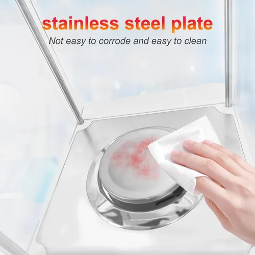 Vista 5 de Balanza analítica 4.23 oz x 0.1mg GN mg Unidad de precisión de laboratorio Escala de laboratorio 0.00 oz Escala analítica digital Interfaz RS232