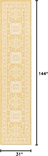 Vista 161 de Unique Loom Outdoor Aztec Collection Alfombra de área, Chalca (7 pies 10 pulgadas, cuadrada, azul/marfil)