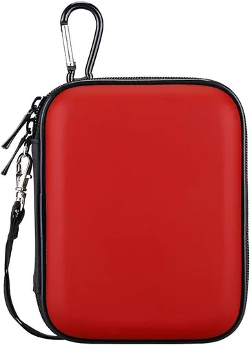 Vista 8 de Lacdo EVA funda de viaje a prueba de golpes para disco duro externo portable de 2.5 pulgadas, GPS, cámara y batería externa, Negro HDD, USB 3.0