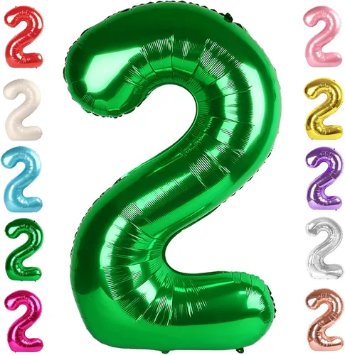 Vista 217 de Globos del números 0 de 40 pulgadas para formar los números 10, 20, 30, 40, 50, 60, 70, 80, 90, 100, para decoración de cumpleaños, bodas, eventos