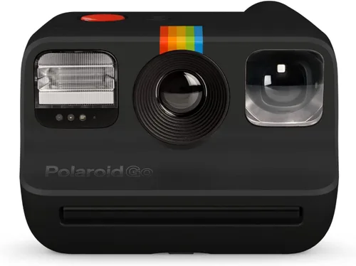 Vista 4 de Paquete Polaroid Go Everything Box - Cámara negra y película instantánea con marcos negros (6215)