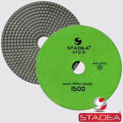 Vista 7 de Stadea PPW268B - Juego de almohadillas de pulido de diamante de 7 pulgadas para piedras de mármol de hormigón pulido de piso de granito de terrazo