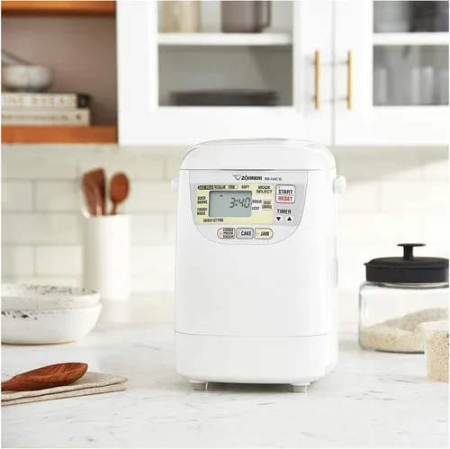 Vista 8 de Zojirushi BB-HAC10 Home Bakery panificadora programable mini de 1 libra, color blanco