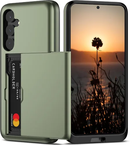 Vista 21 de Nvollnoe Funda para Samsung S23 con tarjetero 5G de 6.1 pulgadas, delgada, de doble capa, resistente, protector para Galaxy S23, funda con ranura