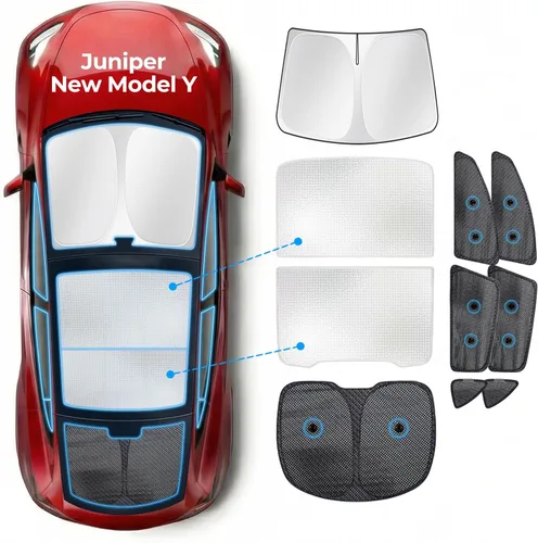 Vista 27 de Parasoles para ventanas de auto para bebé, 4 unidades de 20 x 12 pulgadas, adherencia estática, cubiertas para ventanas laterales, frontales