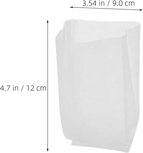 Vista 9 de 200pcs Non Woven Fabric Plant Growing Bags for Seed Starting