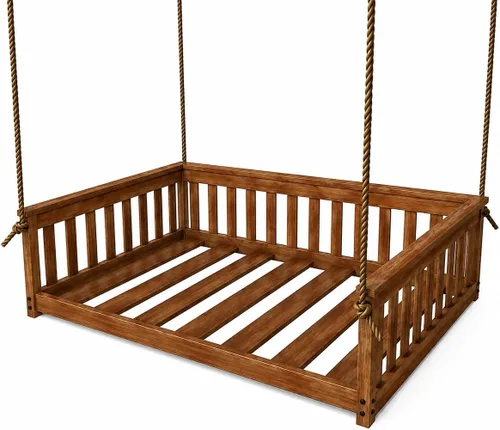Vista 16 de Amish Made Full Asbury - Sofá cama colgante, fabricado en Estados Unidos