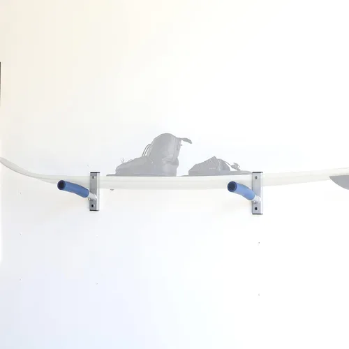 Vista 4 de SPAREHAND Single Rack Wall Mount - Storage Rack for Surfboards, Wakeboards, and Skis - Garage Storage Rack and Wall Hanger